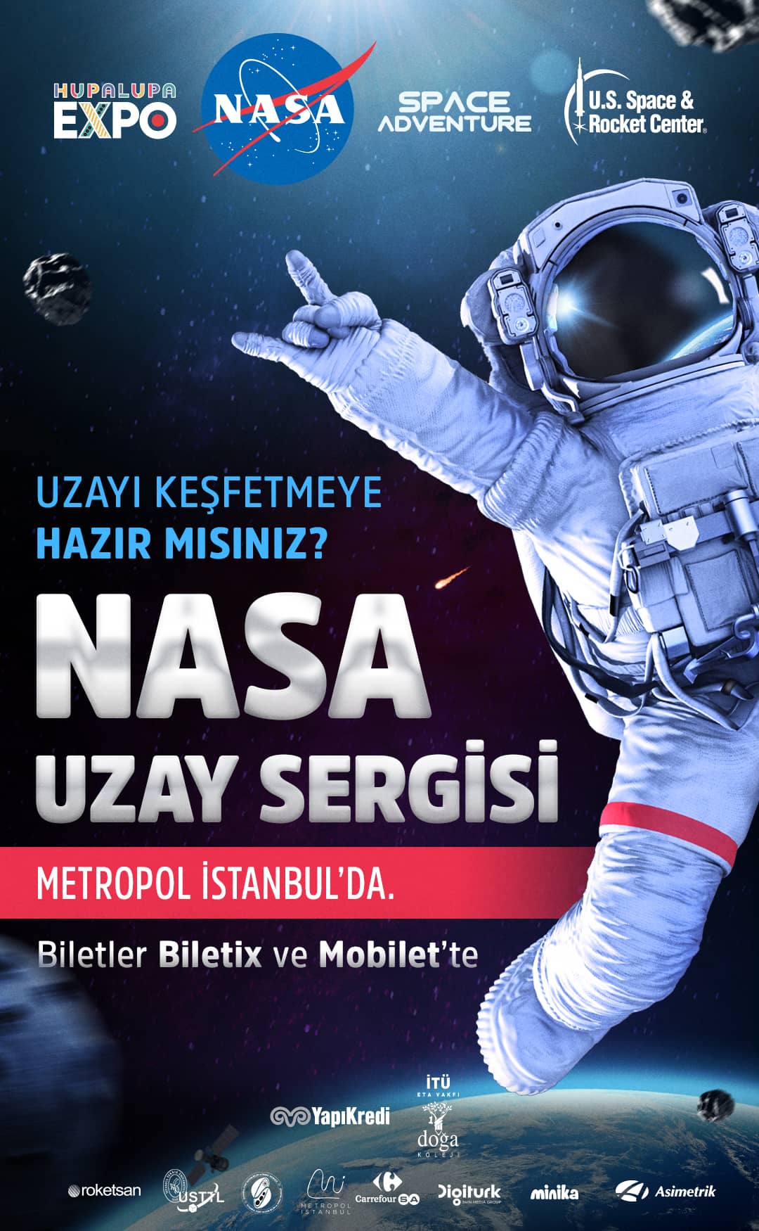 Are you ready to explore space with Metropol Istanbul?