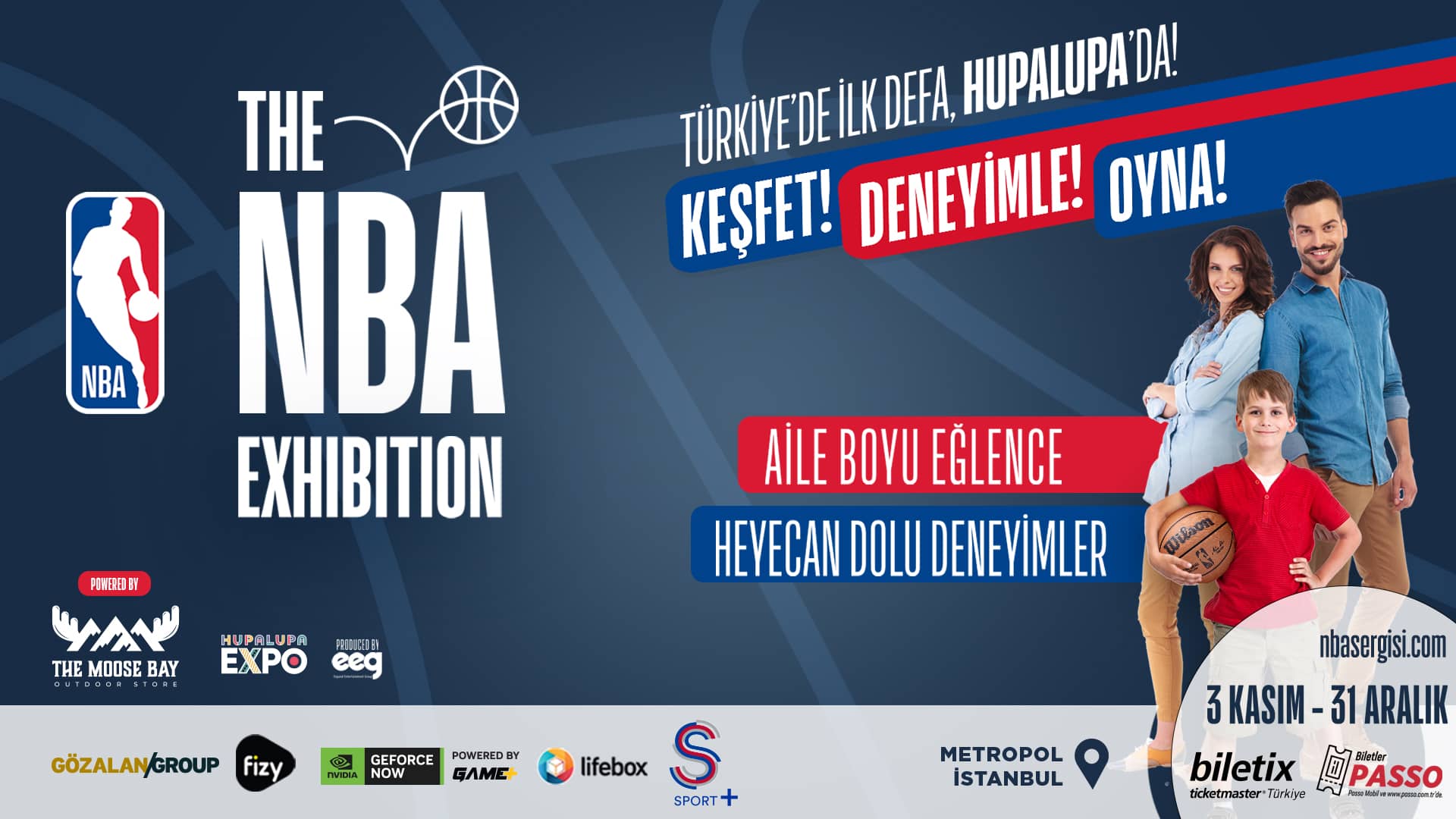 THE NBA EXHIBITION Metropol İstanbul HUPALUPA’DA!